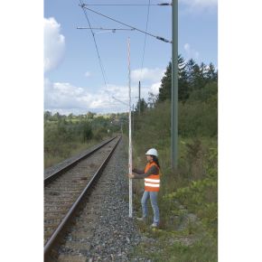 MIRE TÉLESCOPIQUE EN FIBRE DE VERRE 5M