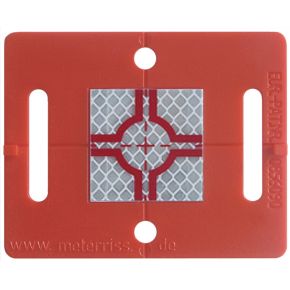 Plaquettes de repérage RS50 rouges  